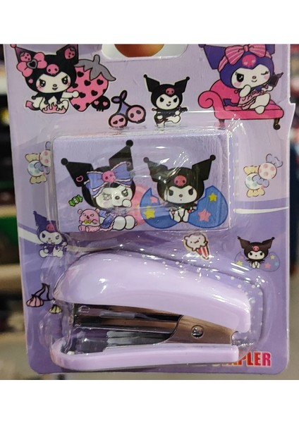 Kuromi ve Sanrio Karakterleri Model Küçük Boy Zımba Seti ( Zımba ve Tel)