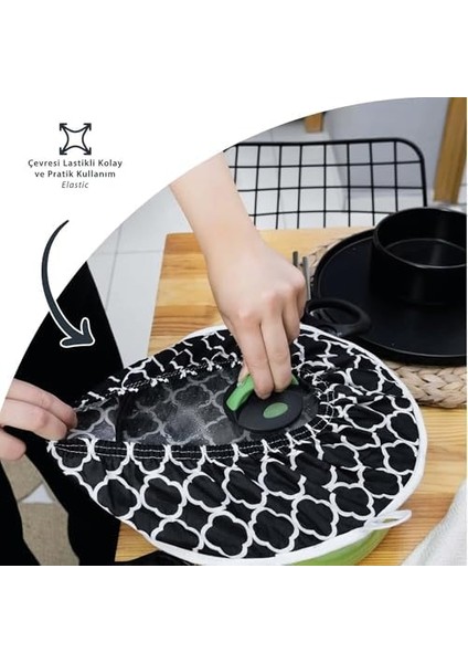 Menashop 2'li Mutfak Seti Çok Amaçlı Organizer Düzenleyici Poşetlik ve Pilav Demleme Örtüsü Takımı fiyatları