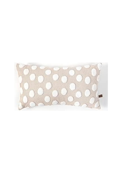 Menashop Jakarlı Kırlent 28X50 cm Point Bej fiyatları