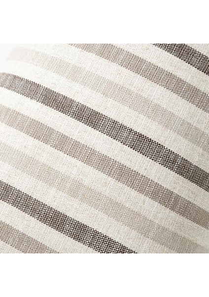 Menashop Concept Alba Striped Kırlent Ekru Kahve 30 x 50 cm modelleri