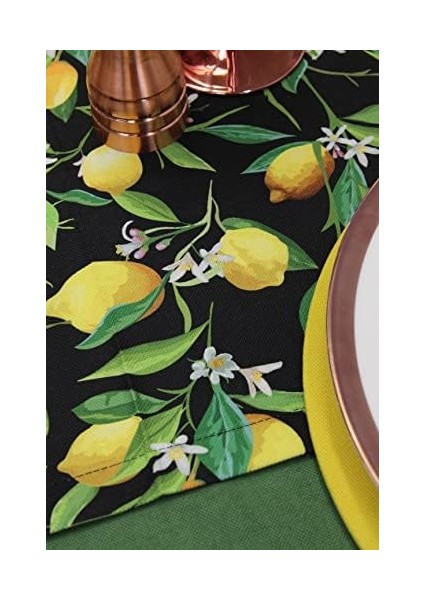 Menashop Desenli Siyah Zemin Arka Plan Dijital Baskılı Runner Amerikan Servis 40X150 cm fiyatları