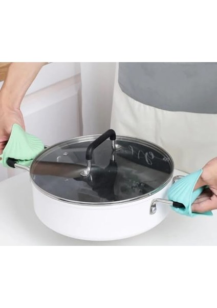 Menashop Silikon Tepsi ve Tencere Tutucu, Isıya Dayanıklı ve Kaymaz Tasarım, Çok Amaçlı Kullanım, Esnek ve Dayanıklı Malzeme, Mutfak Için Pratik ve Güvenli Çözüm (Istiridye) fiyatları