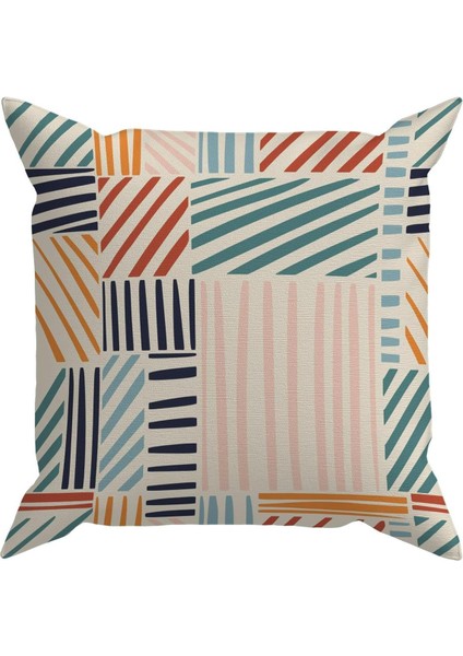 Menashop Geometric Kırlent Kılıfı DS61