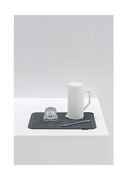Menashop Silikon Damlama Matı, Çelik, Koyu Gri, 43,8 x 32,5 x 0,9 cm fiyatları