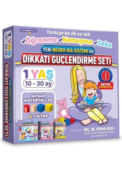 Osman Abalı Dikkati Güçlendirme Seti 1 Yaş
