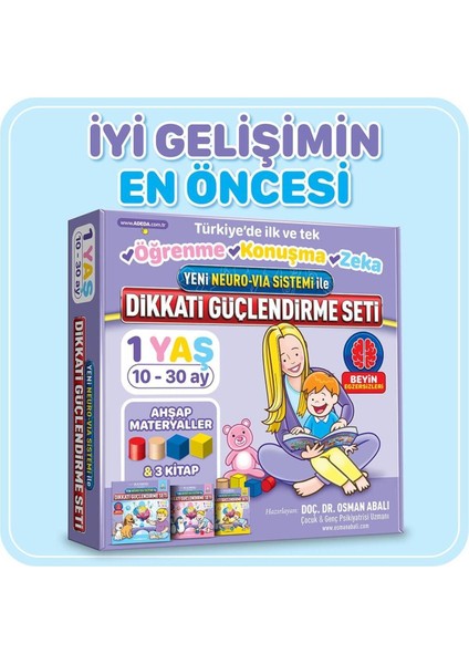 Osman Abalı Dikkati Güçlendirme Seti 1 Yaş
