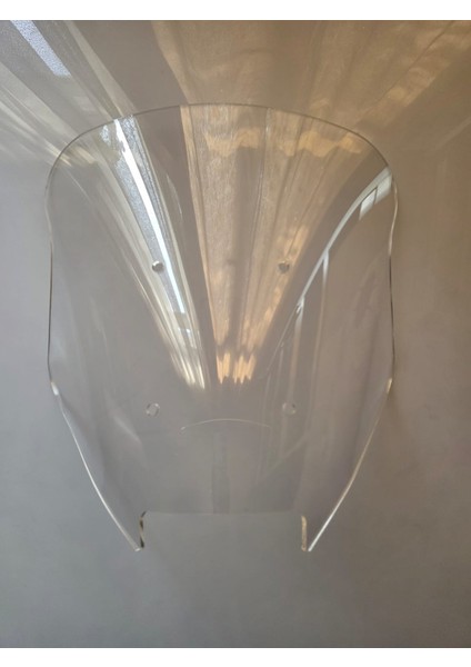 Cf Moto 450 mt Siperlik Ön Cam 2025 Model 55CM Şeffaf Renkli 4mm Uzun Cam