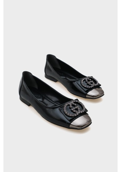 Adel Küt Burunlu Taşlı Tokalı Kadın Babet fiyatları