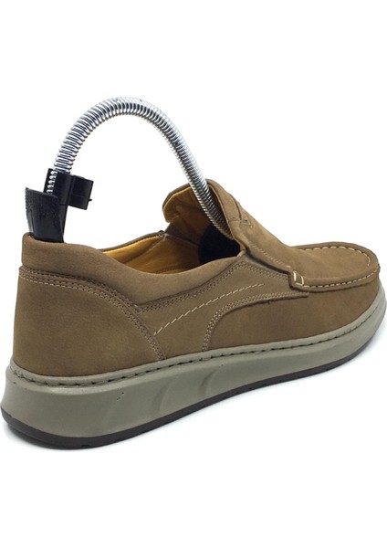%100 Hakiki Deri Nubuk Ortopedik Erkek Rahat Günlük Loafer Rok Ayakkabı 40-48 fırsatları