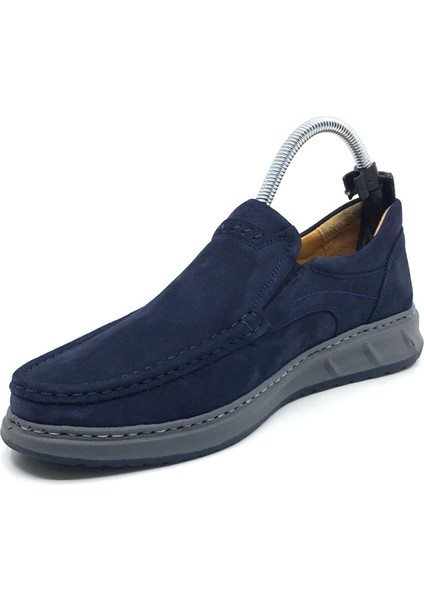 %100 Hakiki Deri Nubuk Ortopedik Erkek Rahat Günlük Loafer Rok Ayakkabı 40-48 modelleri