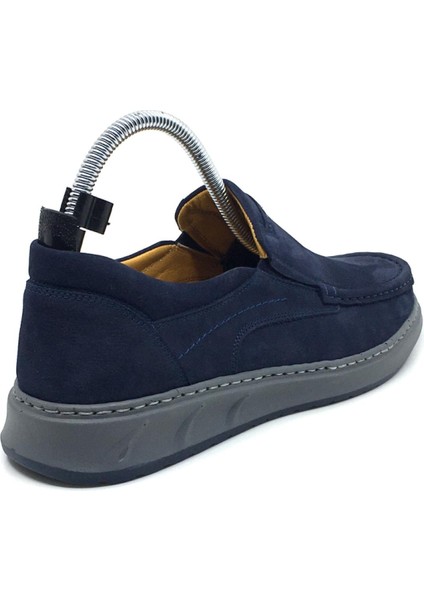 %100 Hakiki Deri Nubuk Ortopedik Erkek Rahat Günlük Loafer Rok Ayakkabı 40-48 fırsatları