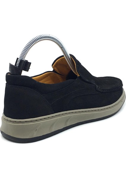%100 Hakiki Deri Nubuk Ortopedik Erkek Rahat Günlük Loafer Rok Ayakkabı 40-48 fırsatları