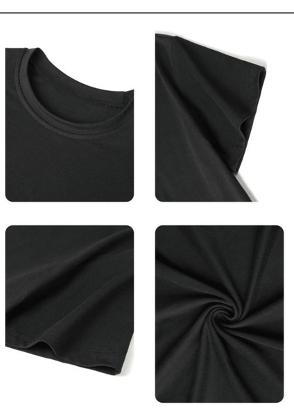 Unısex La Baskılı Erkek Çocuk Bisiklet Yaka Kısa Kollu Tshirt Yeni Sezon ( 3lü Paket ) fırsatları