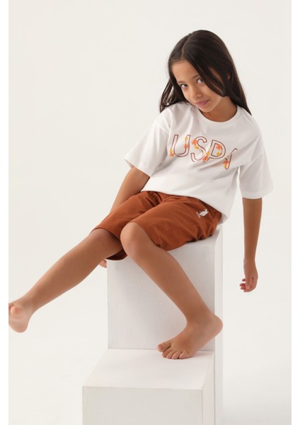 Kız Çocuk Bej Pijama Takım 50294071-VR011