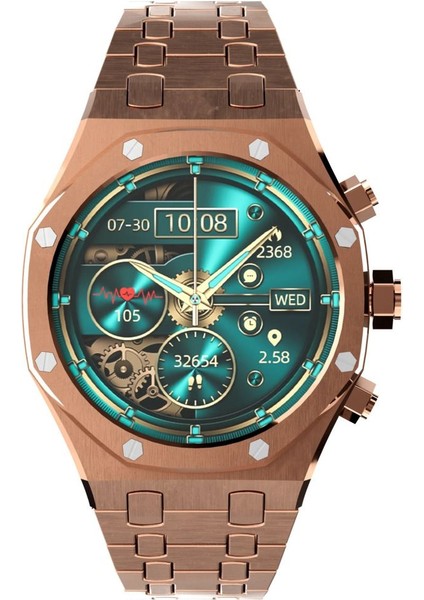 Cristalloap 1.43" Amoled Akıllı Saat IP68 Sağlık & Aktivite Takibi Mavi indirimleri