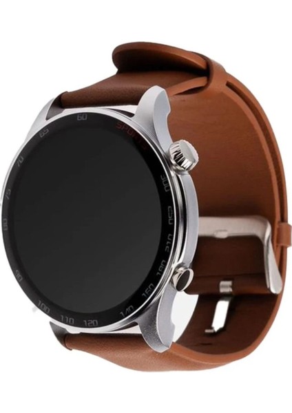 Amoled Akıllı Saat, Bluetooth Çağrı, 20 Gün Pil, Gümüş/kahve indirimleri