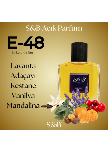 S&b E-48 (Muadil - Gio Arman - Stronger With U) Erkek Parfüm 100ML