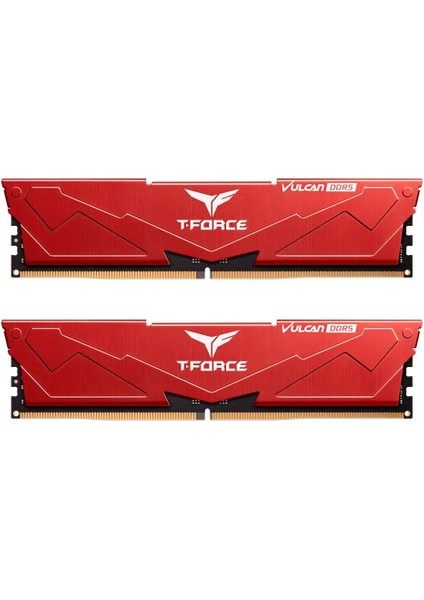 T-Force Vulcan Red 32GB (2X16) 6000MHZ Ddr5 CL38 Ram (FLRD532G6000HC38JDC01)