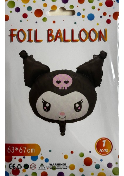 Kuromi Kafa Folyo Balon