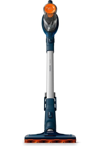 Şarjlı Dik Süpürge, Turbo Başlık , 0,4 Litre , 4,94 Kilogram, Powerne 7 , Mavi