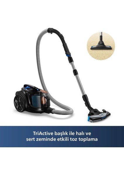 7000 Serisi Ultra Yüksek Emiş Güçlü Premium Torbasız Süpürge, H13 Filtre, Dijital Güç
