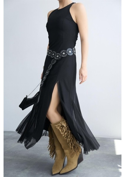 Tül Elbise - Siyah modelleri