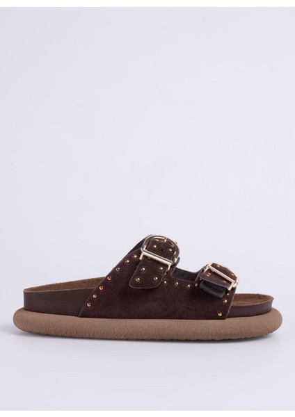 Kahve Kadın Terlik D-Destıny