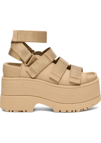 W Goldenrıse Sarı Kadın Sandalet