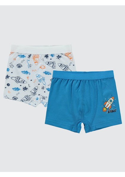 Erkek Çocuk 2'li Boxer Set 2-10 Yaş Standart