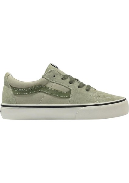 VN0009QRD3Z1-SK8-LOW Yeşil Deri Erkek Lifestyle Ayakkabı