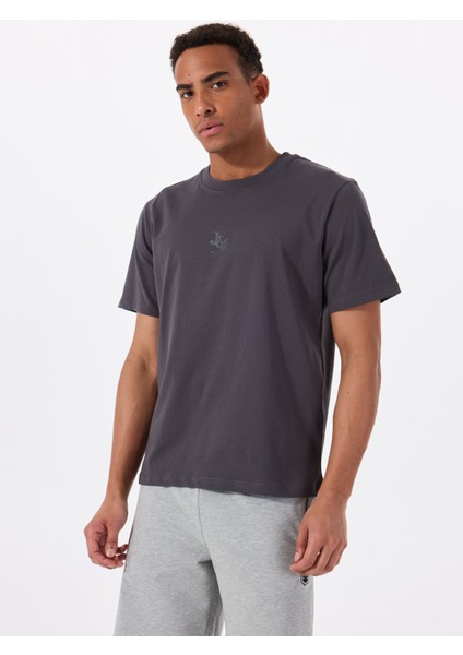 Bisiklet Yaka Füme Erkek T-Shirt 12288374_JPRBLULOGO Tee Ss Crew Nec