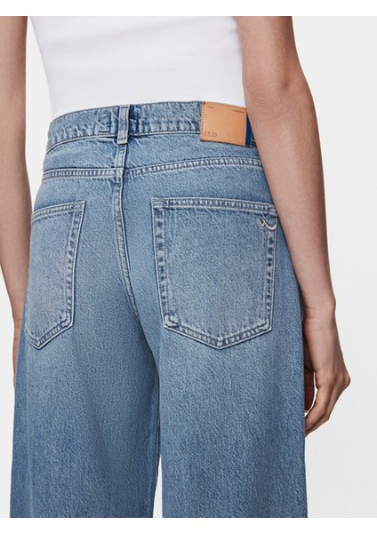 Kadın Larrıe Baggy Jean Pantolon indirimleri