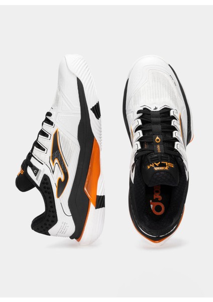 Tslams2542om Slam Men 2542 Blanco N Beyaz - Siyah Erkek Tenis Ayakkabısı