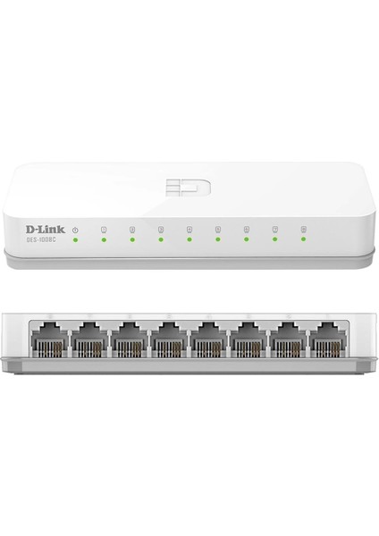 D-Lınk DES-1008C 10/100 Mbps 8 Port Ethernet Swıtch