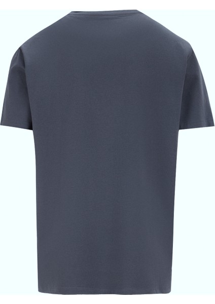 D5SM-TST3706 Antrasit Bisiklet Yaka Relaxed Baskılı Erkek T-Shirt fiyatları