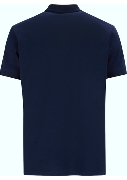 D4SM-TST3283 Lacivert Basic Düz Erkek Polo T-Shirt fiyatları