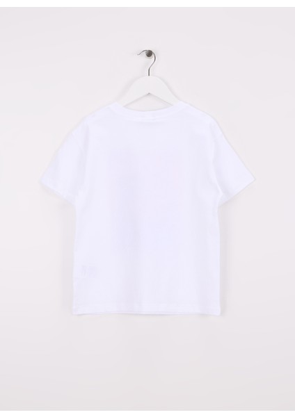 Baskılı Beyaz Erkek Çocuk T-Shirt 3I1XC10P7 fiyatları