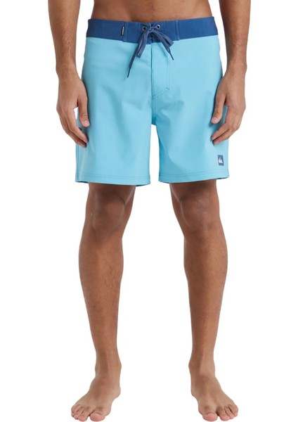 EQYBS04891 Surfsılk Kaımana 16 Mavi Normal Bel Standart Kalıp Erkek Şort Mayo