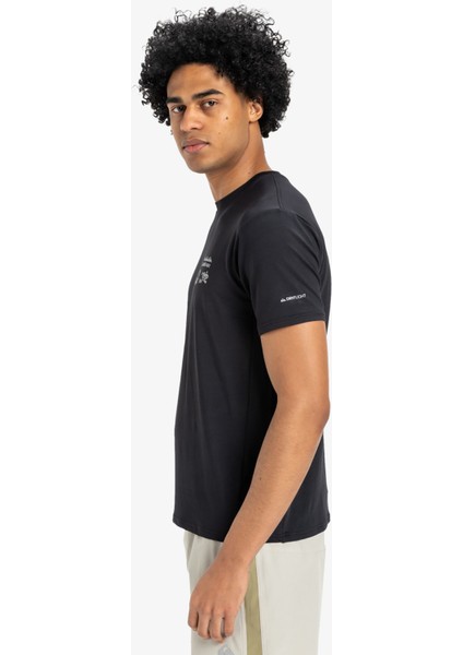 EQYKT04373 Lap Tıme Ss Tee Siyah Bisiklet Yaka Normal Kalıp Erkek T-Shirt fiyatları