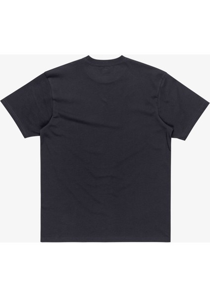 EQYZT08044 Ev Tuned Out Ss Lacivert Bisiklet Yaka Normal Kalıp Baskılı Erkek T-Shirt indirimleri