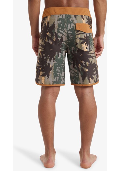 EQYBS04865 Hıghlıne Scallop 19 Çok Renkli Normal Bel Standart Kalıp Erkek Şort Mayo modelleri