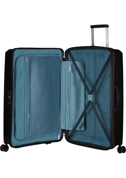 Siyah Çekçekli Sert Valiz Aerostep-Spınner 77/28 Exp Tsa modelleri