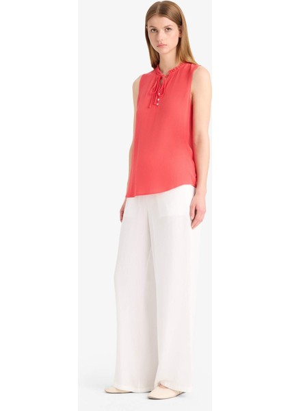 Regular Fit Esnek Belli Bağcıklı Plaj Pantolonu-Fall in Love D9763AX25SM modelleri