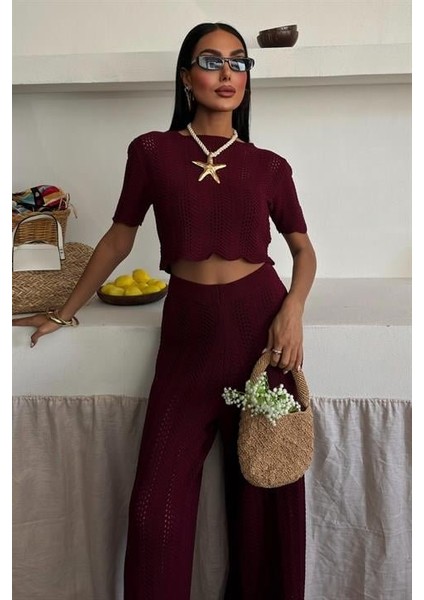 Triko Bluz Pantolon Ikili Takım 10084-025
