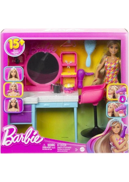HKV00 Barbie Muhteşem Kuaför Oyun Seti