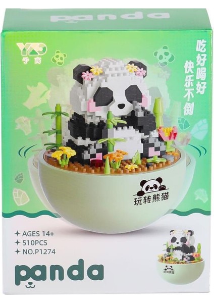 P1274 Panlos Panda Blok Seti 510 Parça -Vagon Life