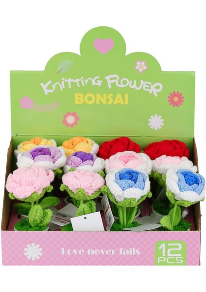 Fl-5 Kroşe Örgü Şakayık Çiçek -Birliktoys