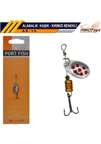 Alabalık Kaşığı Kırmızı Benekli