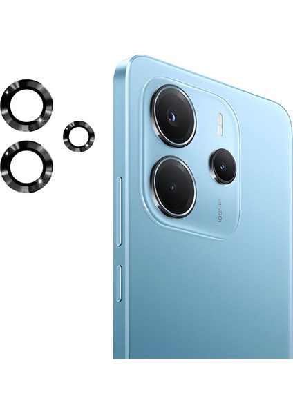 Xiaomi Redmi Note 14 4g Uyumlu Kamera Koruma Renkli Lens Koruyucu Temperli Cam Koruma
