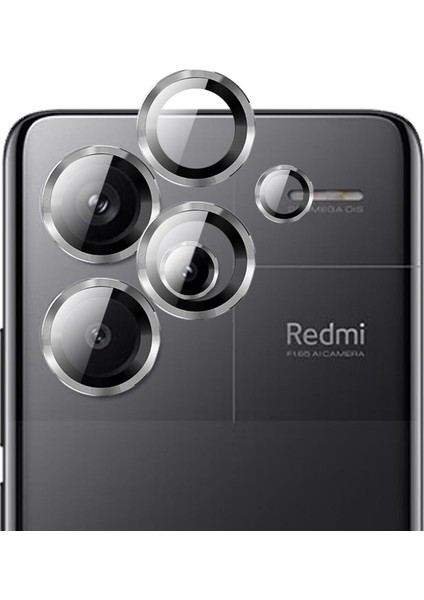 Xiaomi Redmi Note 13 Pro Plus Uyumlu Kamera Koruma Renkli Lens Koruyucu Temperli Cam Koruma